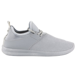 Super Me Deportivas de tejido gris Super Me Deportivas de tejido gris