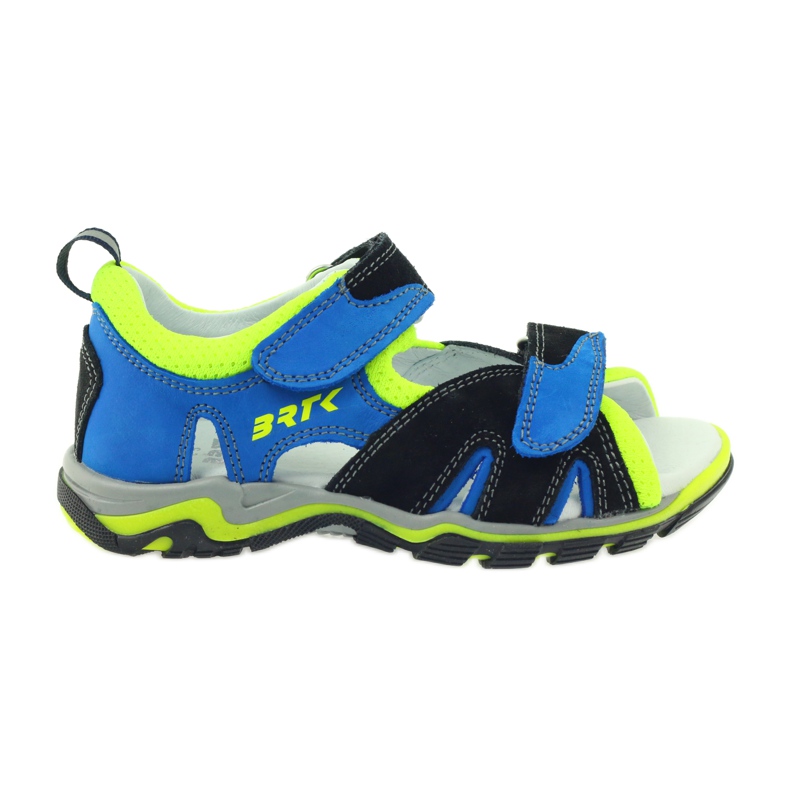 Sandalias Con Velcro Bartek 16187 cobalto negro azul verde Sandalias Con Velcro Bartek 16187 cobalto negro azul verde