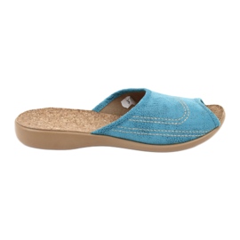Babucha mujer Corcho Befado 254D010 azul