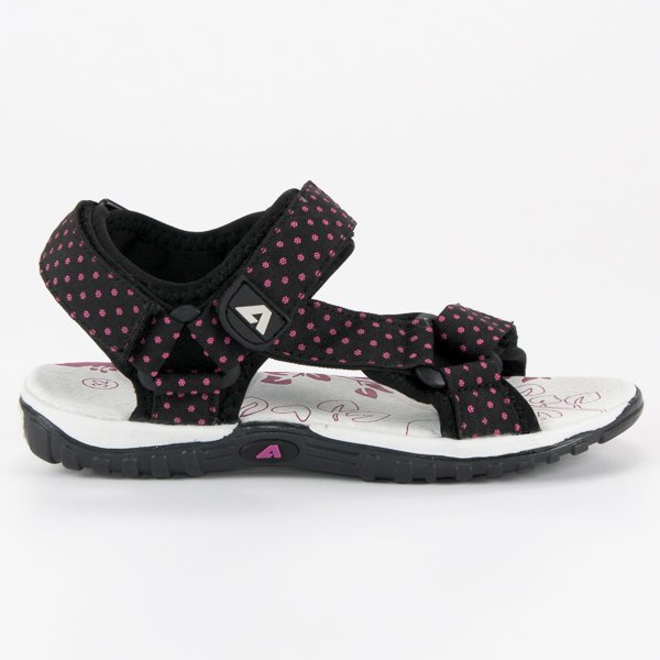 American Club Sandalias juveniles americanas negro