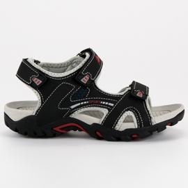 American Club Sandalias negras americanas negro American Club Sandalias negras americanas negro