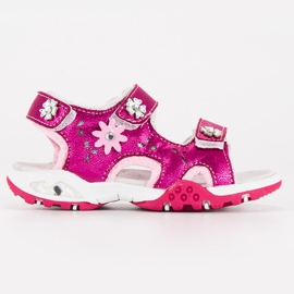 American Club Sandalias americanas rosadas