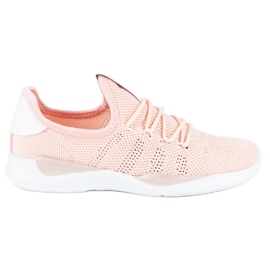 Sport Zapatillas vaporosas sin cordones rosado