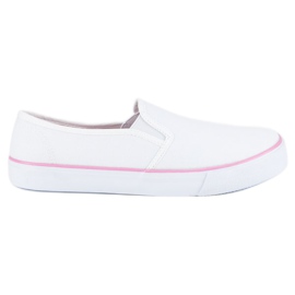 McKey Slipon textil blanco