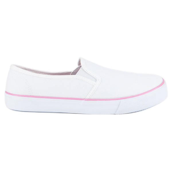 McKey Slipon textil blanco