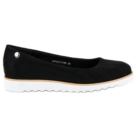 Filippo bailarinas con estampado de serpiente negro