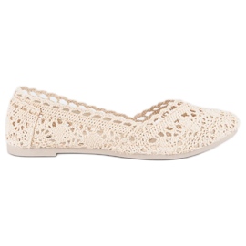 Seastar Bailarinas encaje beige