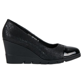 Filippo Zapatos de tacón negros con cuña