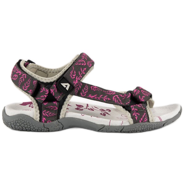 American Club Sandalias americanas textil velcro rosado American Club Sandalias americanas textil velcro rosado