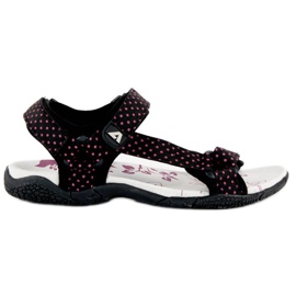 American Club Sandalias americanas textil velcro negro American Club Sandalias americanas textil velcro negro