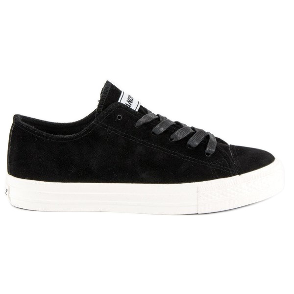 Andy Z Zapatillas de ante con cordones negro