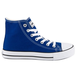 Andy Z Zapatillas clásicas por encima del tobillo. azul Andy Z Zapatillas clásicas por encima del tobillo. azul