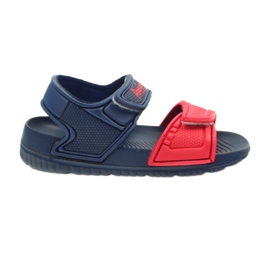 American Club Sandalias americanas zapatos de agua para niños rojo azul marino