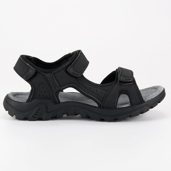 American Club Sandalias negras americanas negro