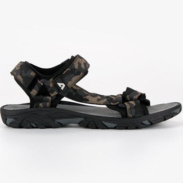 American Club Sandalias americanas para hombres negro