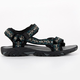 American Club Sandalias americanas para hombres negro