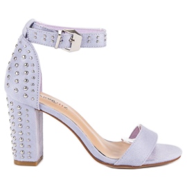 Marquiz Sandalias moradas de mujer púrpura