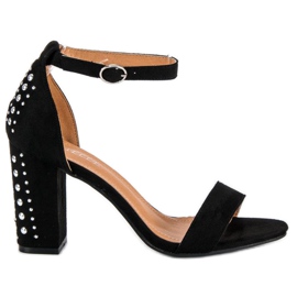 Bestelle Sandalias elegantes en un poste negro