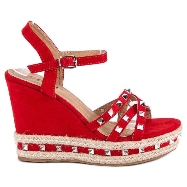 Seastar Sandalias alpargatas ante rojo