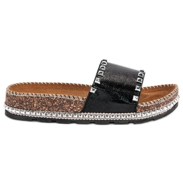 Seastar Zapatillas de mujer con estilo negro Seastar Zapatillas de mujer con estilo negro