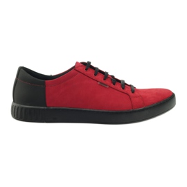 Deportivas Badura 3356 rojas negro rojo