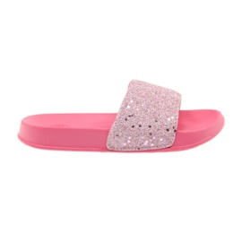 Zapatillas perfiladas Big Star glitter rosa