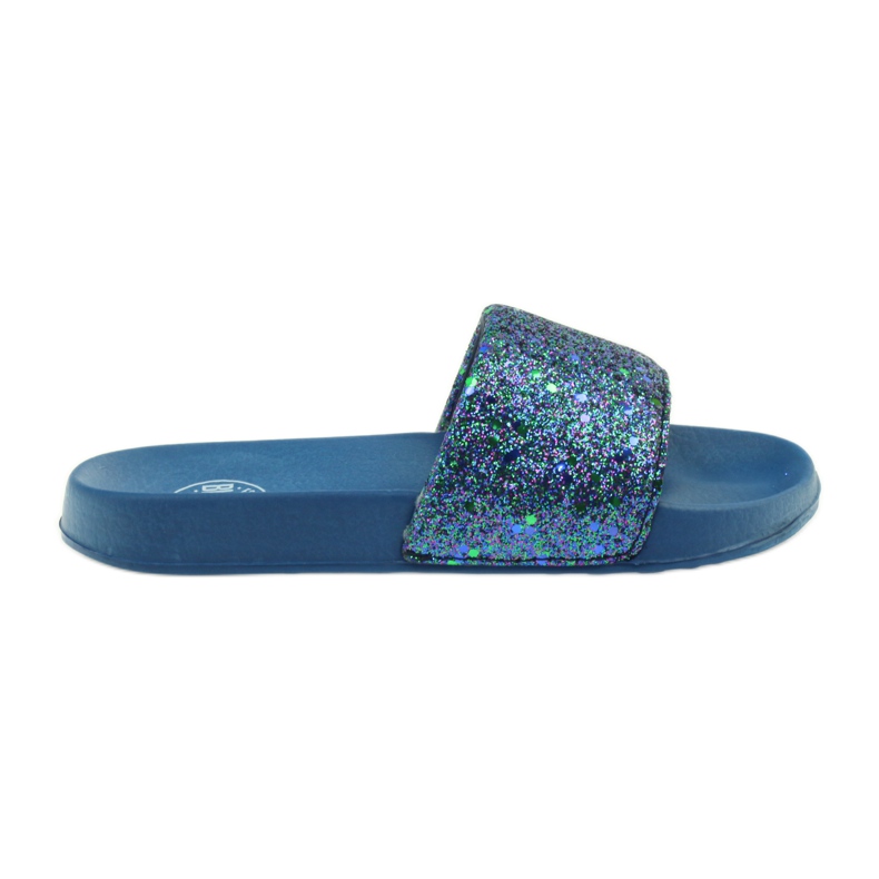 Zapatillas perfiladas Big Star glitter azul marino