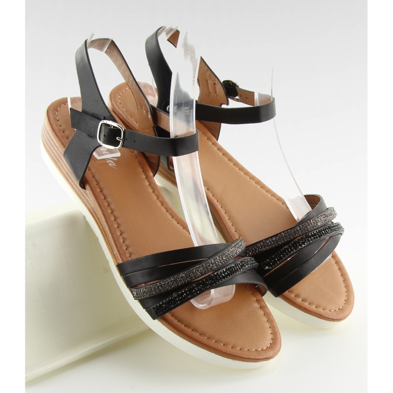 Sandalias negras para mujer 620-29 negro