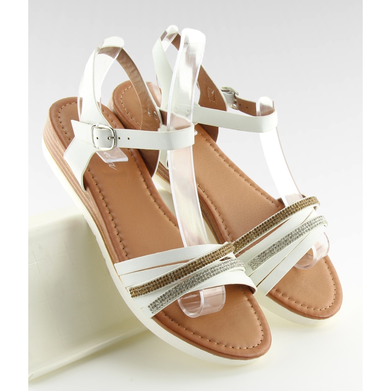 Sandalias blancas para mujer 620-29 blanco