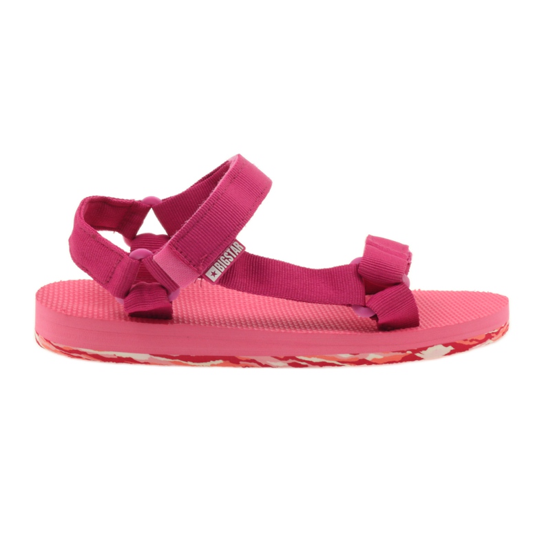 Sandalias mujer espuma Big Star fucsia rosado