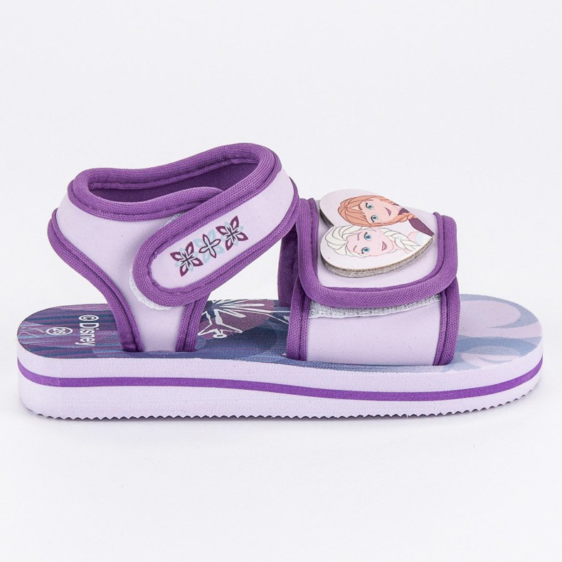 Sandalias de velcro tierra de hielo violeta