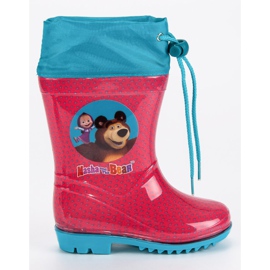 Galoshes Con El Masha Y El Oso rosa