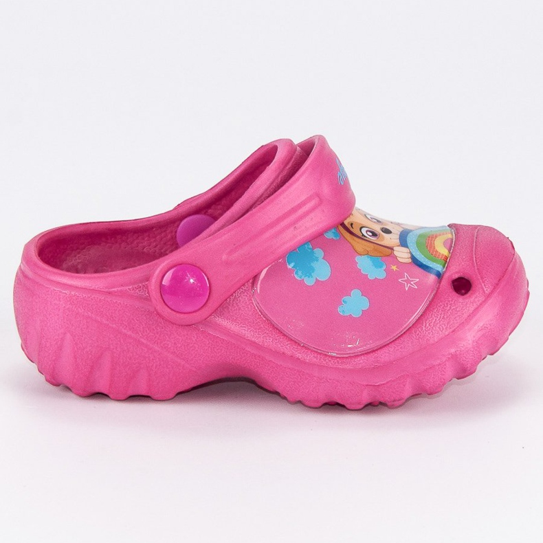 Chanclas de goma Patrulla Canina rosado