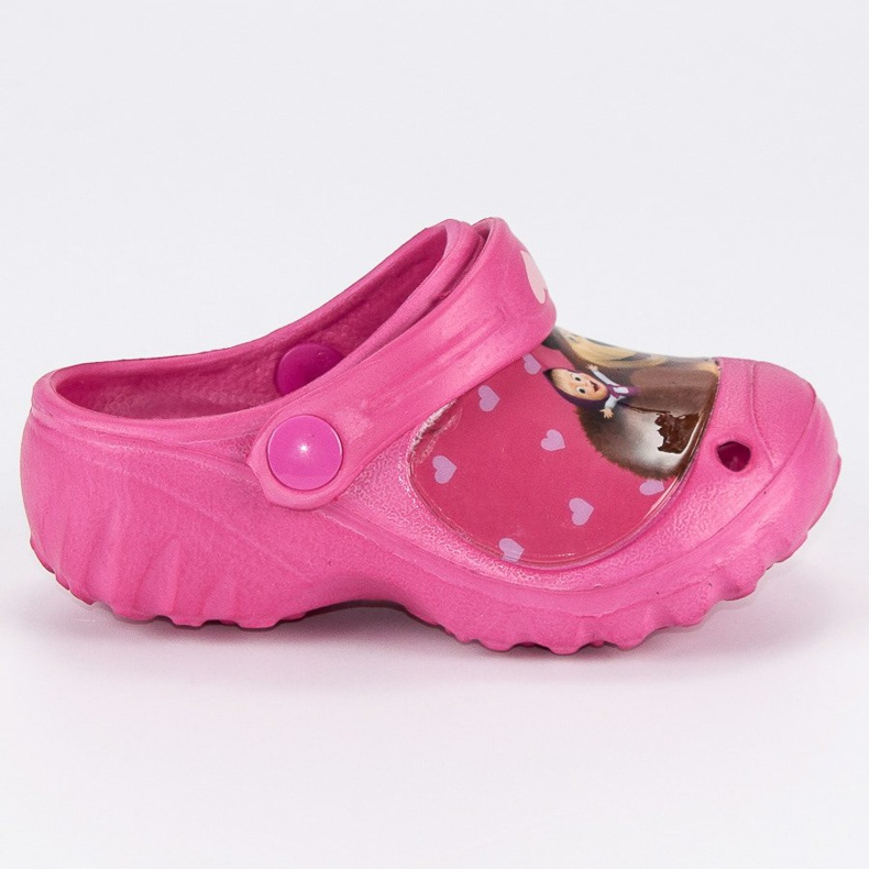Zapatillas de goma masha y el oso rosado