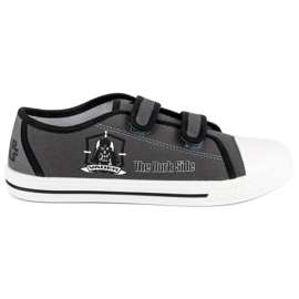 Zapatillas con velcro Star Wars gris