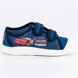 Zapatillas Velcro Coche azul