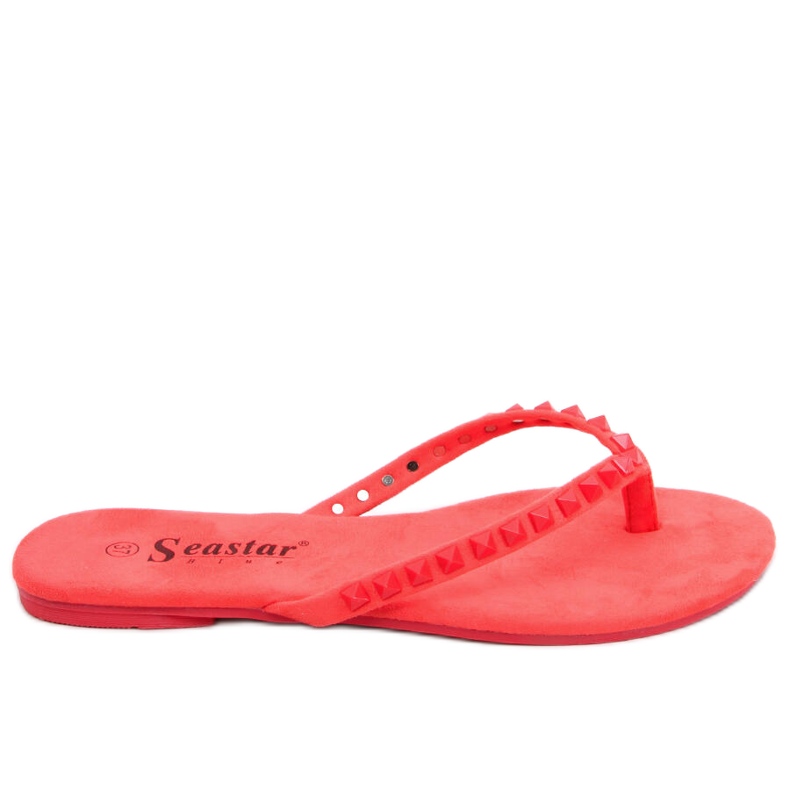 Chanclas con tachuelas piramidales DD26 Red rojo