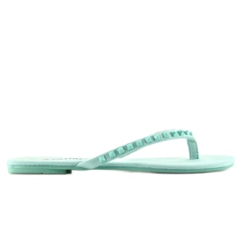 Chanclas con tachuelas pirámide DD26 Azul