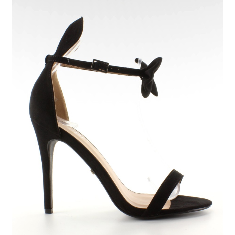 Sandalias en un pasador con orejas ZJ-15P Negro