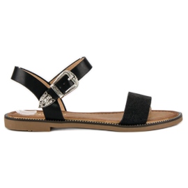Nio Nio Cómodas sandalias planas negro