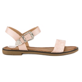 Nio Nio Cómodas sandalias planas rosa