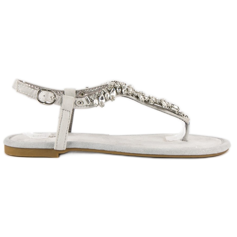 Vices Sandalias planas elegantes vicios gris
