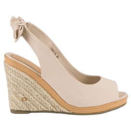 Sandalias alpargatas beige