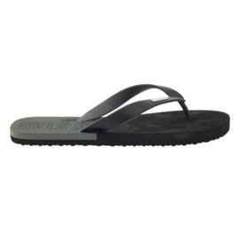 Chanclas negras Big Star 174422 negro gris