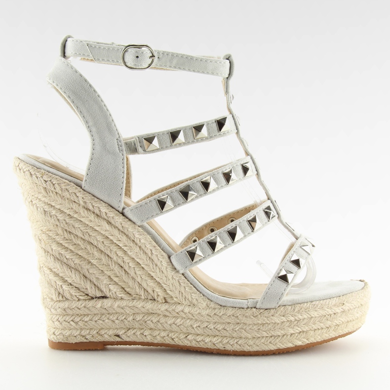 Gris Alpargatas con cuña, gris 3811-17 Gris