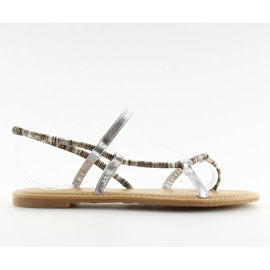 Sandalias plata 5130 plata gris