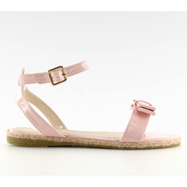 Sandalias rosa pastel 6128 rosa