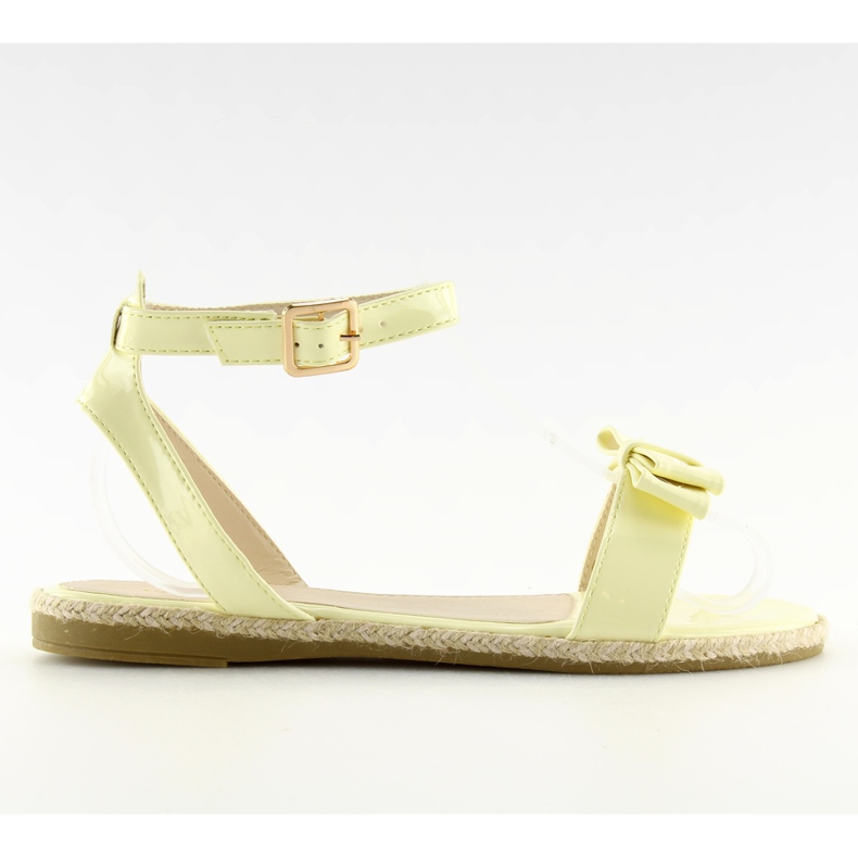 Sandalias amarillo pastel 6128 amarillo