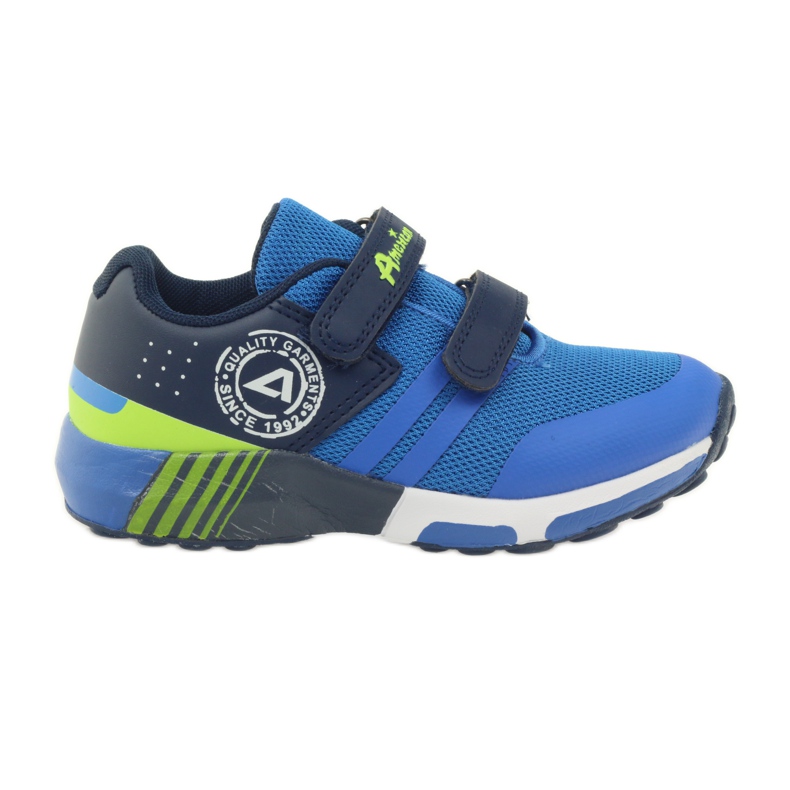 American Club Zapatillas deportivas americanas ADI para niños 16687 azul verde azul marino American Club Zapatillas deportivas americanas ADI para niños 16687 azul verde azul marino