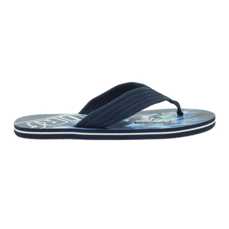 American Club Chanclas de hombre americanas SURF azul marino